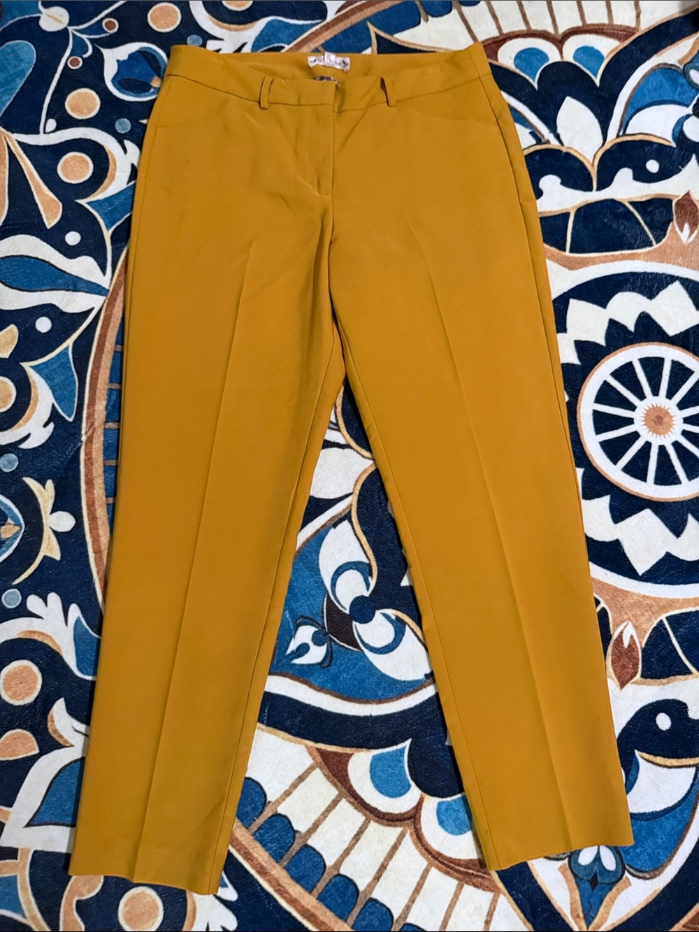 Nannette Straight Leg Pants in Mustard